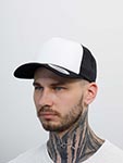 Бейсболка FLEXFIT арт. 6320W (черный / белый)